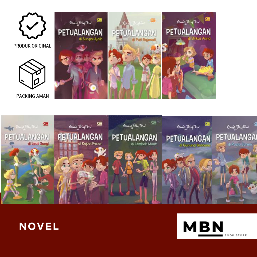 NOVEL ENID BLYTON SERI PETUALANGAN (LENGKAP)