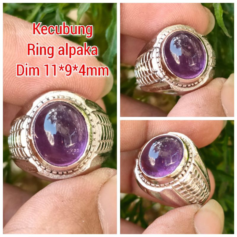 CINCIN BATU KECUBUNG KECIL RING ALPAKA
