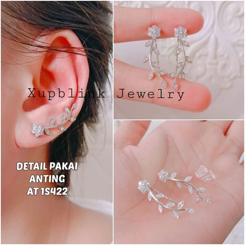 Anting Tusuk Titanium Ayra Permata Anti Karat Anting Xupblink Jewelry