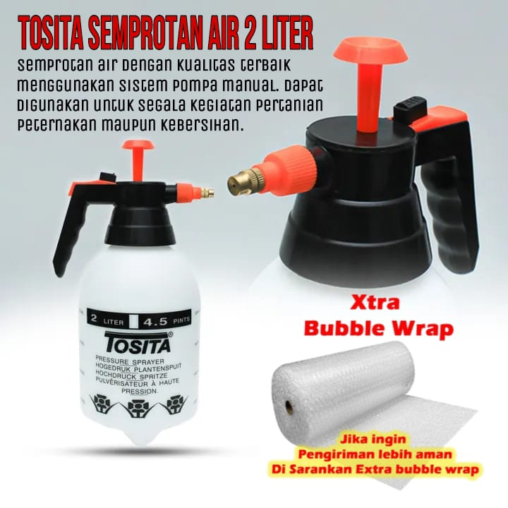 PROMO SPRAYER 2 LITER TOSITA PUTIH TERBARU / SPRAYER PUM TANAMAN / SEMPROTAN AIR MODERN / SPRAYER 2 LITER / SPRAYER TANAMAN / SEMPROTAN TANAMAN / SEMPROTAN BURUNG / BOTOL SPRAYER / BOTOL SEMPROTAN HAMA BURUNG / TERLARIS