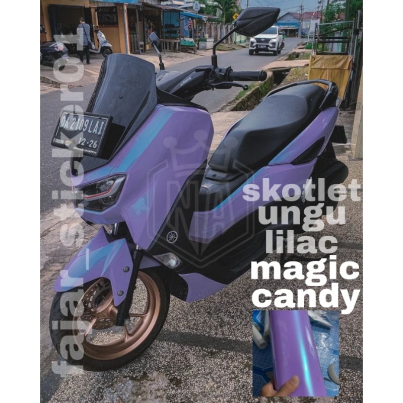SKOTLET UNGU LILAC MAGIC CANDY SKOTLET STIKER MOTOR UNGU LILAC MAGIC CANDY