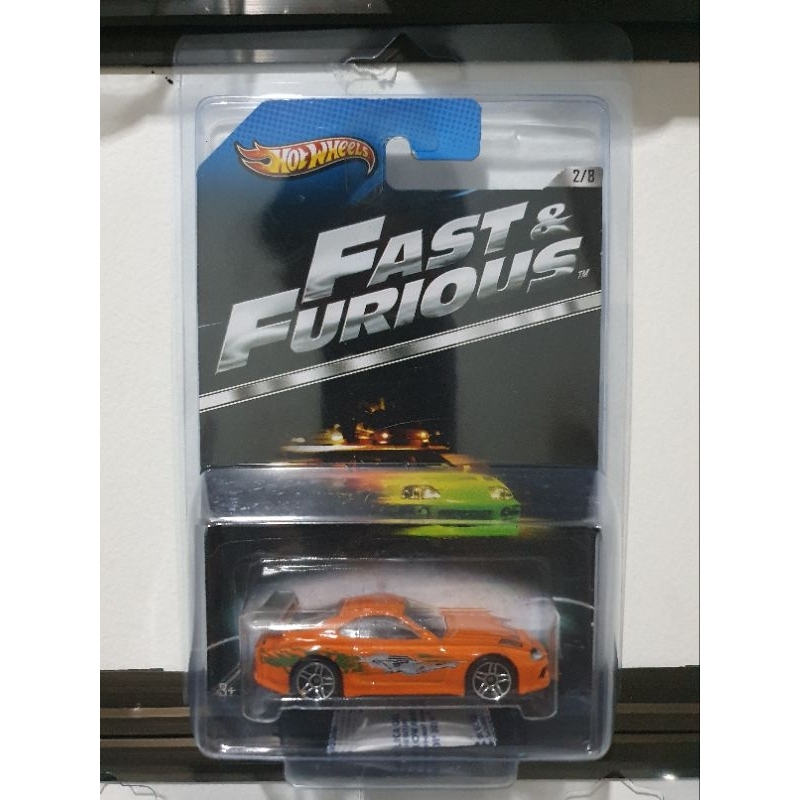 Hotwheels Fast Furious Toyota Supra Wing Silver