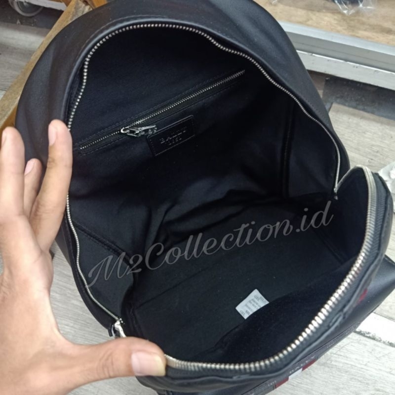 Tas Ransel Bally Leather backpack Kulit Asli Mirror Quality