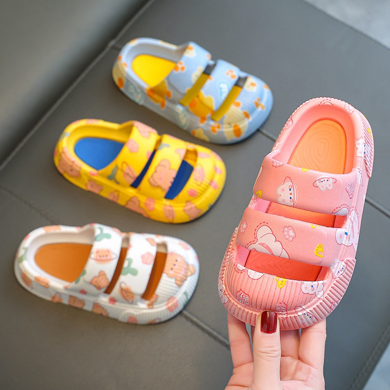 WALVA - S003 Sandal Selop Premium Anak Jelly Karakter Import / Sandal Anak Laki-laki Perempuan Ban2