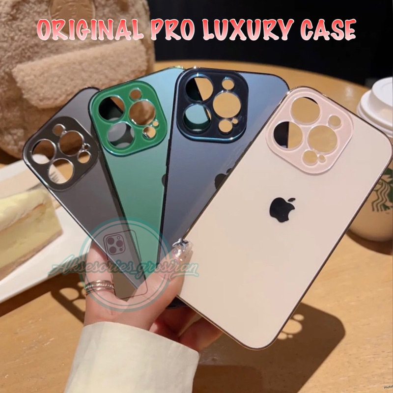 BEST SELLER !!! PREMIUM PRO LUX CHROME MATTE CASE IPHONE 11 12 13 14 PRO MAX PLUS