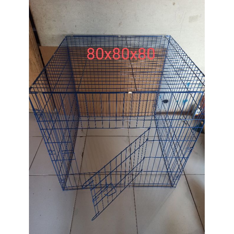 kandang jemur ayam jago bangkok lipat ukuran 80x80x80