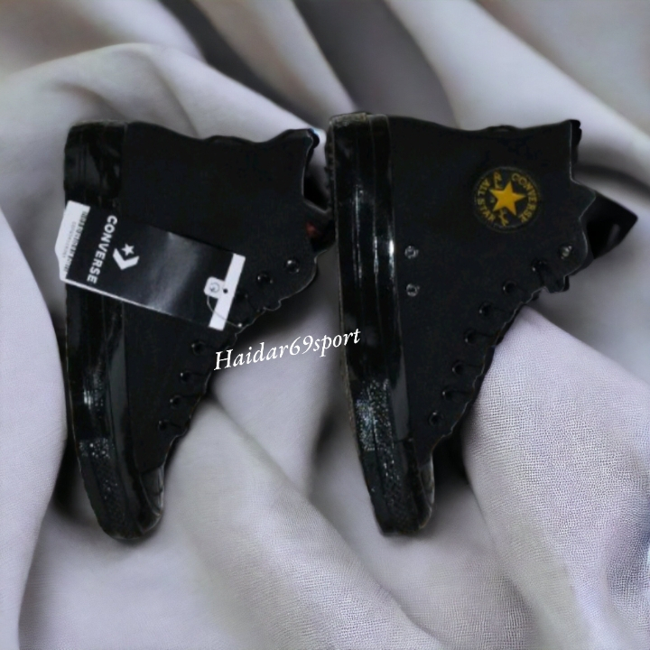 SEPATU CONVERSE 70S CHUCK TAYLOR FULL BLACK PREMIUM EGRET BNIB MADE IN VIETNAM