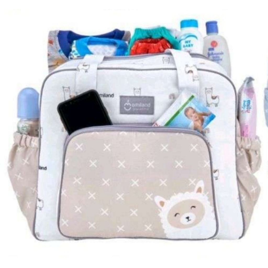 Tas Bayi Besar Omiland Alpaca Series  Saku Print -OB27204