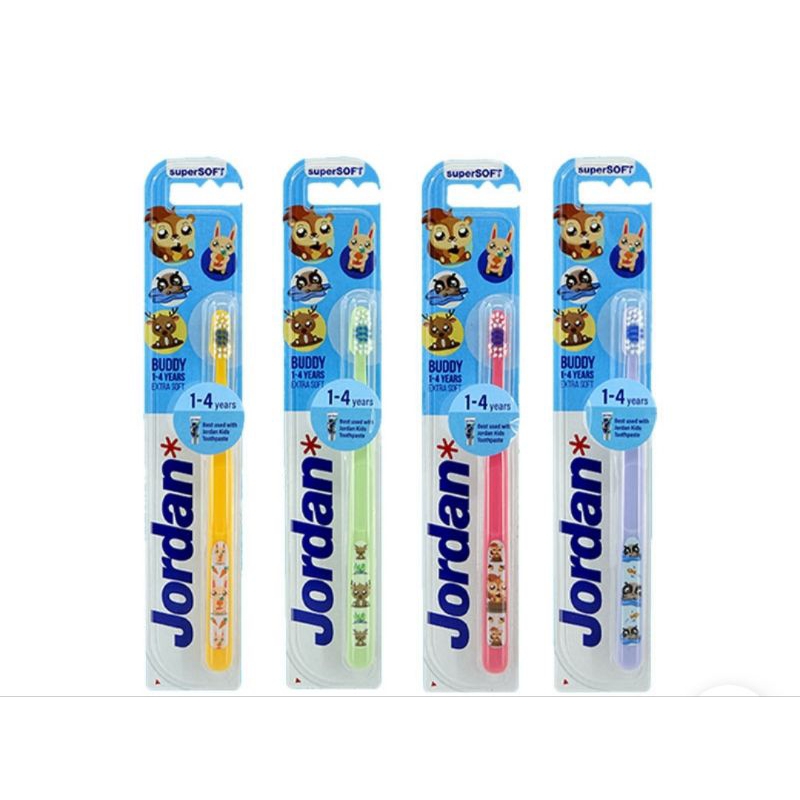 Jordan Kids Buddy Soft Sikat Gigi Anak 1 - 4 tahun