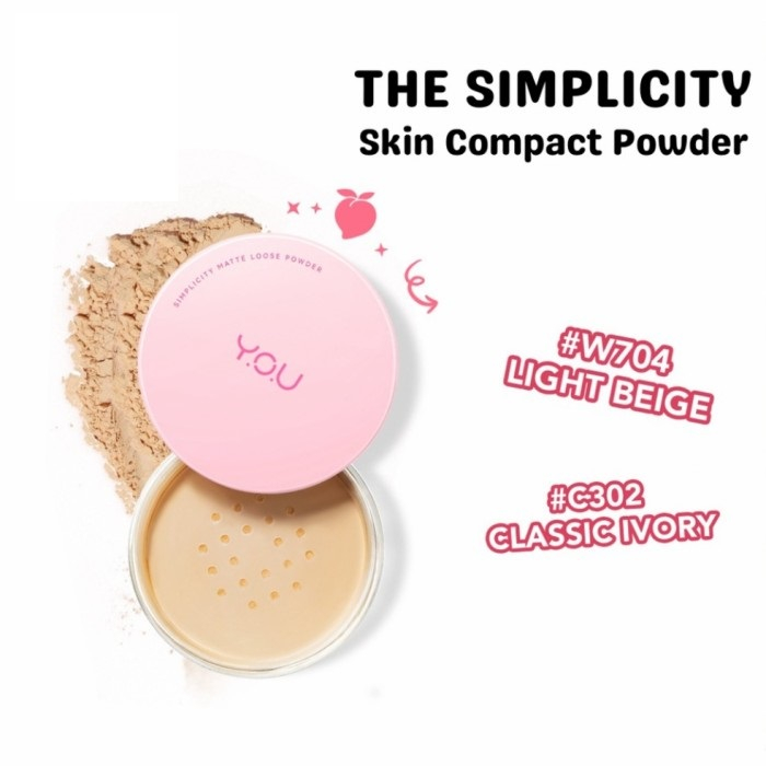 YOU Simplicity Matte Loose Powder - Bedak Tabur Original