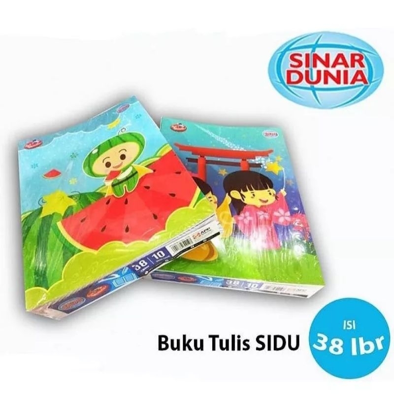 

1Pack Buku Tulis SIDU 38Lembar