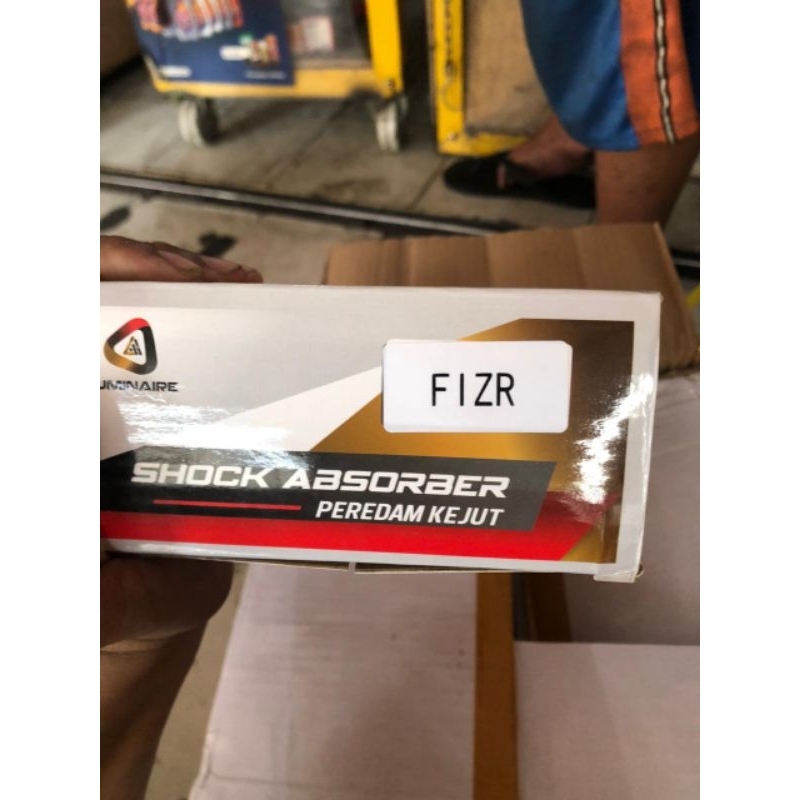 Shokbreker shockbreker shok belakang f1zr force 1 chrome krom luminaire