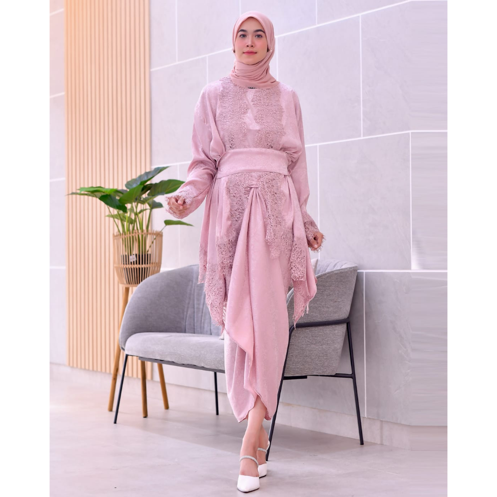 SETELAN VISCOSE LACE 3 IN 1PREMIUM COUPLE WISUDA VISCOSE BATIK JAKARTA