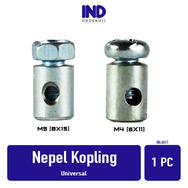 Nepel-Nipple Kopling-Kupling Wire M4 M 4 6x11 6 x 11 / M5 5 8 x 15 mm 8 x 15mm 8x15mm