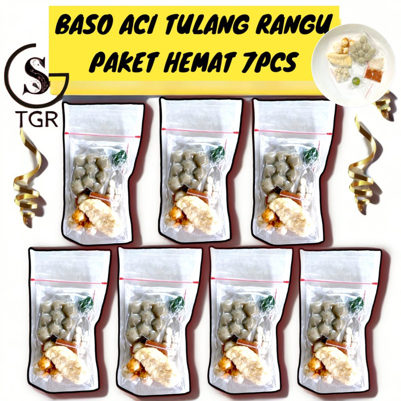 PAKET 7 PCS BASO ACI TULANG RANGU