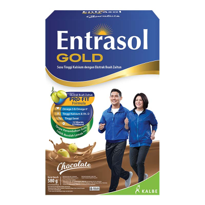 

Entrasol Gold Susu Bubuk Nutrisi Dewasa Chocolate 580 gram