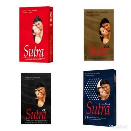 Kondom SUTRA 3's/ Sutra Plus/ Sutra Merah/ Sutra Biru/Sutra OK