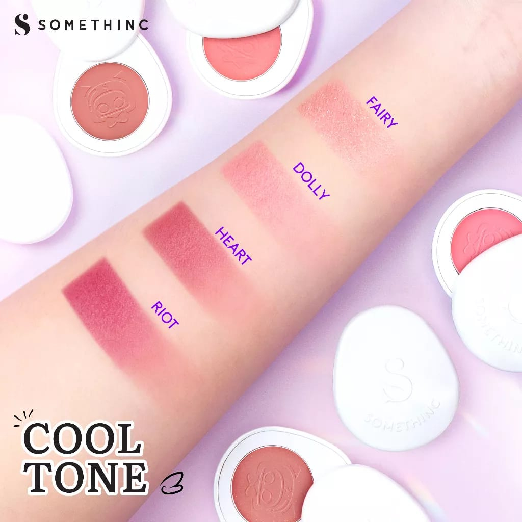 Somethinc Mademoiselle Soft Focus Powder Blush - Super Smooth Powder Blush