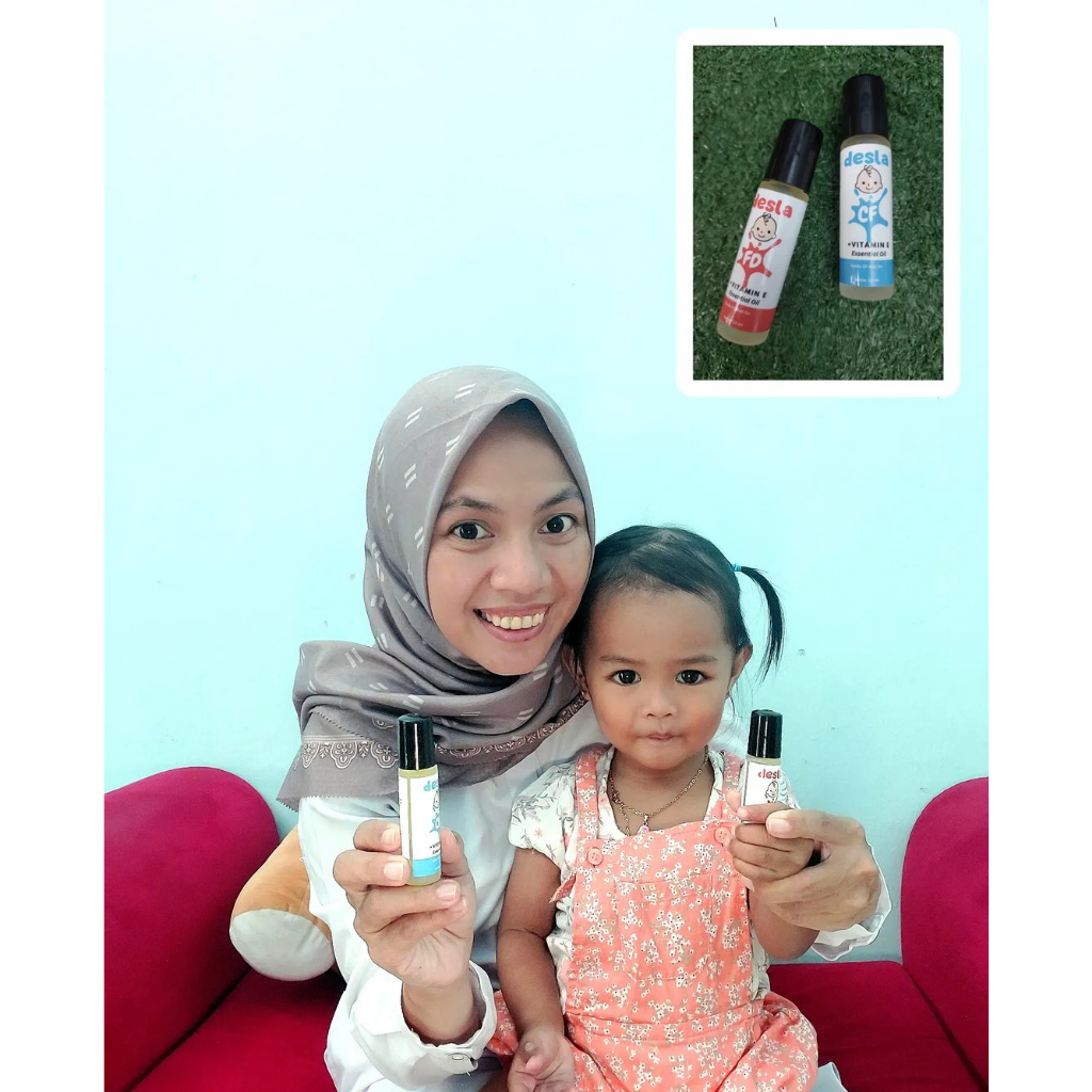 [HARGA TERMURAH] Desla Baby (Cessa Alternatif) Meredakan Batuk Pilek Bayi -Cough n Flu Essential Oil