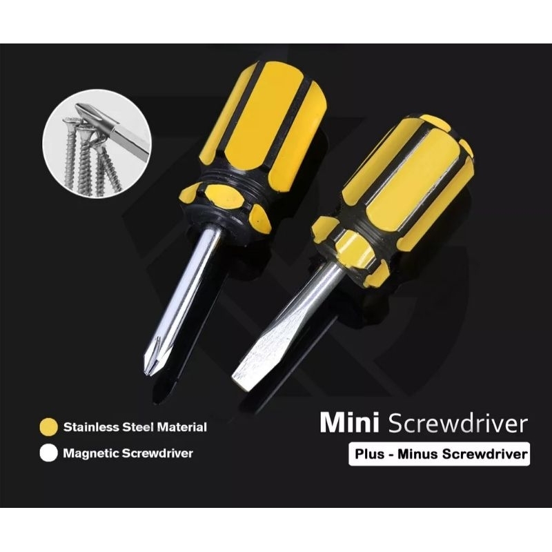 Obeng Mini Cebol - Obeng Mini Plus - Obeng Mini Plus