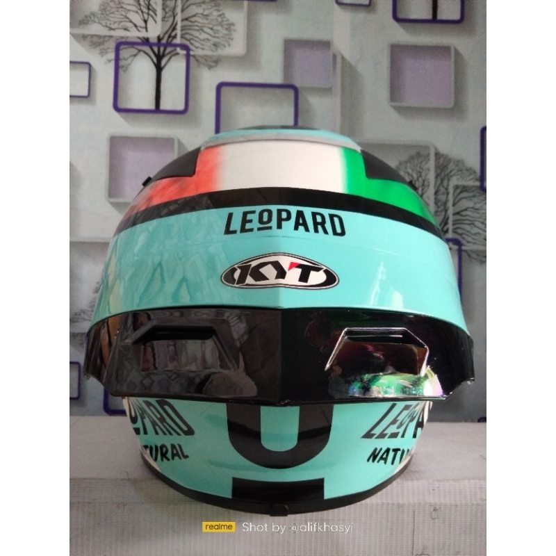 Helm KYT TTC Jaume Leopard Second - Mulus