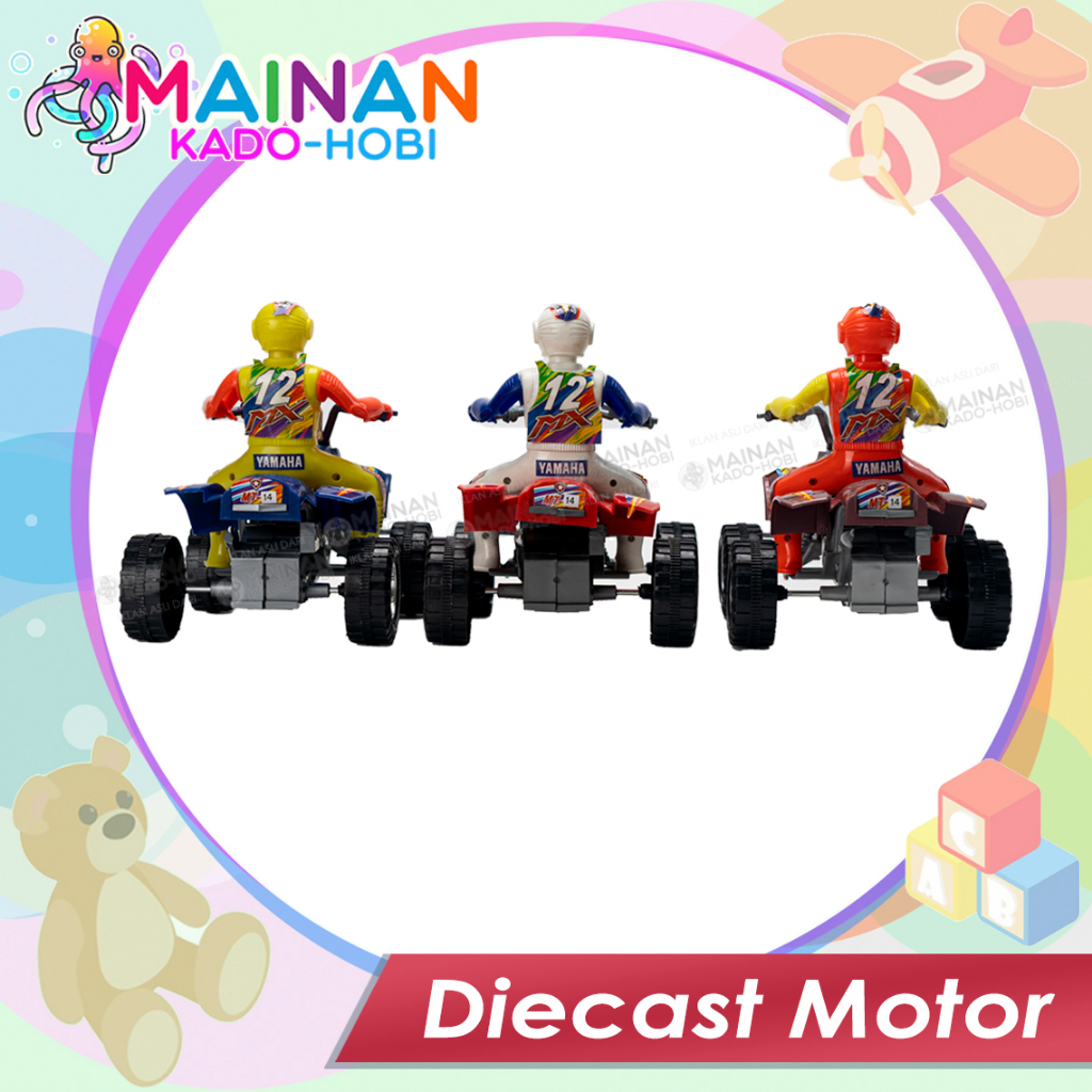 HADIAH ULANG TAHUN MAINAN ANAK LAKI MINIATUR DIECAST MOTORCYCLE MOTOR BALAP