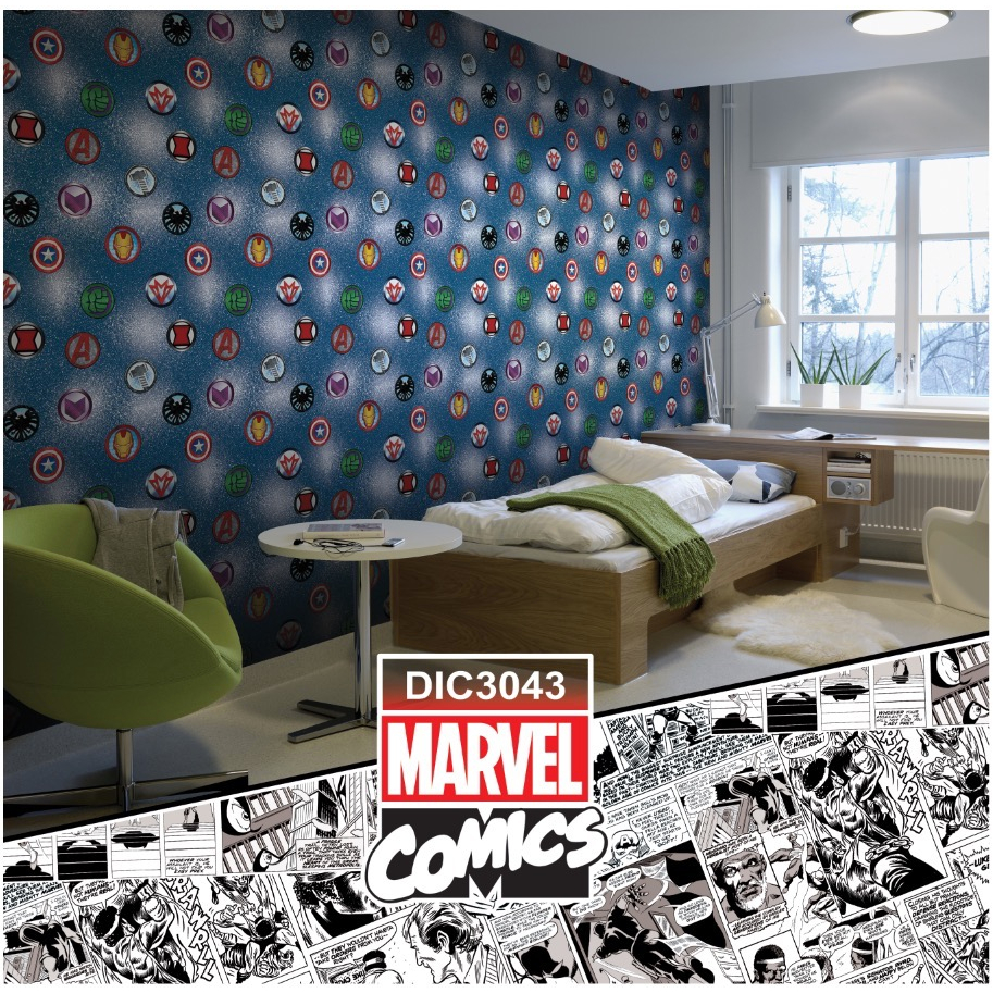 Wallpaper Kamar Anak Motif Disney / Wallpaper Vinyl Onna / Ukuran 0,53 x 10,05 m