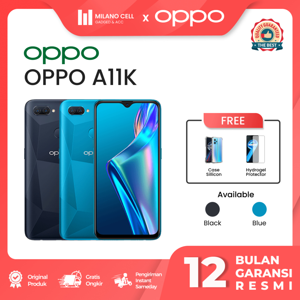 Oppo A16E Ram 2GB Internal 32GB- Garansi Resmi