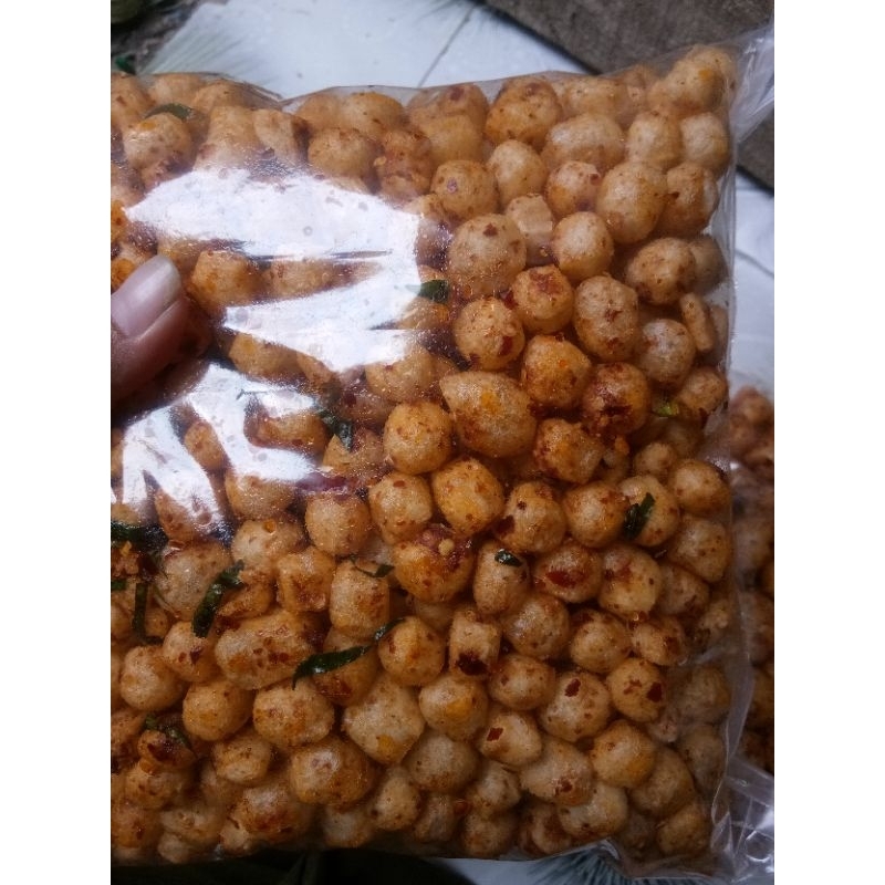 

Cimol mini pedas daun jeruk 500 gr