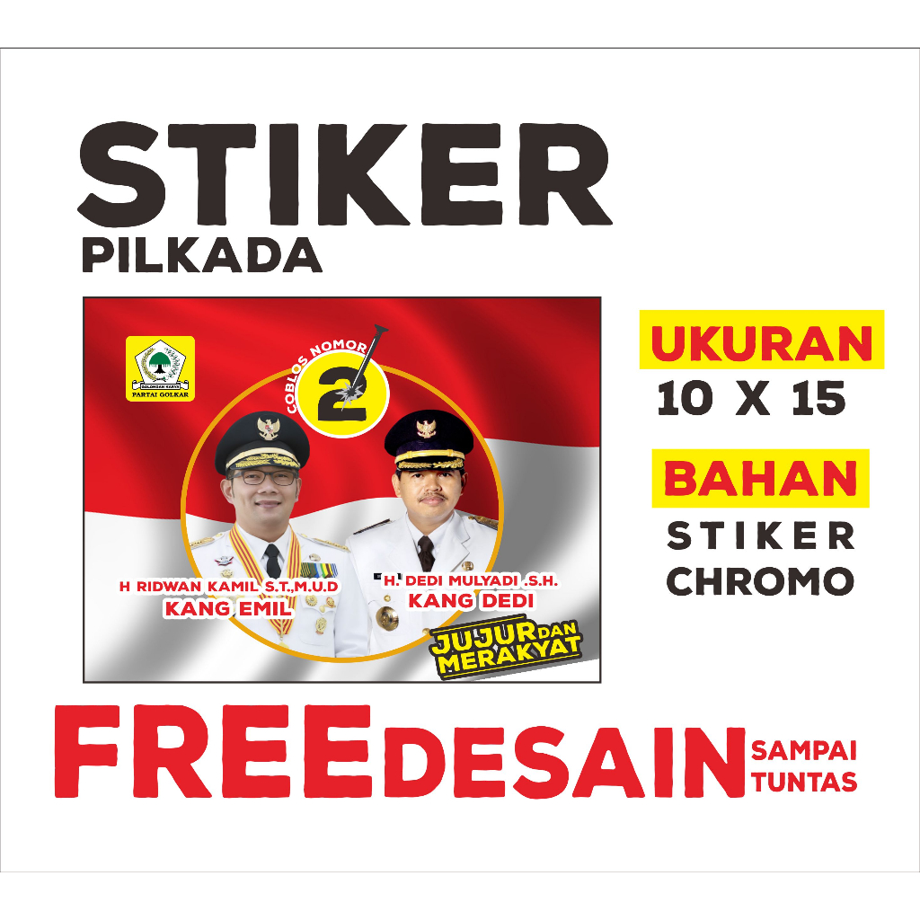 

STIKER BACALEG // PILKADA