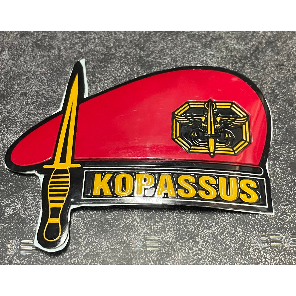 Sticker Kopassus Baret Sticker Kopassus Stiker Kopassus Stiker Mobil Baret