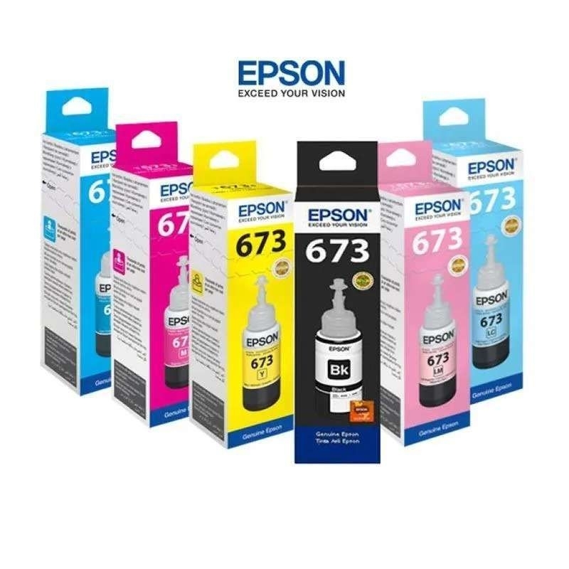 Tinta Epson 673 Refill Ink Printer L800 L805 L810 L850 L1800