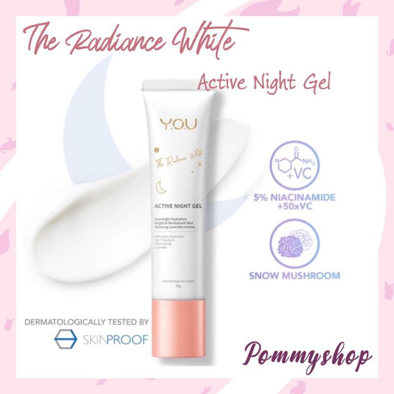 Kosmetik You Radiance White Regenerating / Active Night gel