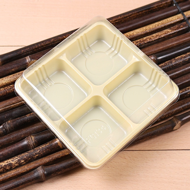 Mika Plastik sekat 4 Dus Kue Mooncake Snack
