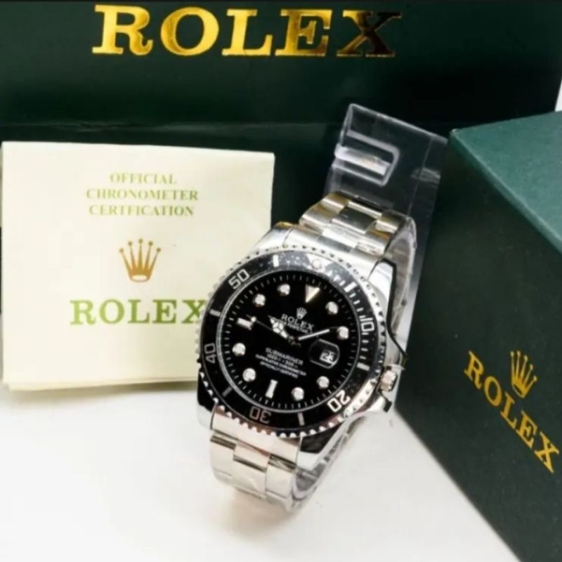 COD!! Jam Tangan Rolex Pria Terlaris/Jam Tangan Rantai Premium FULL SET TERMURAH