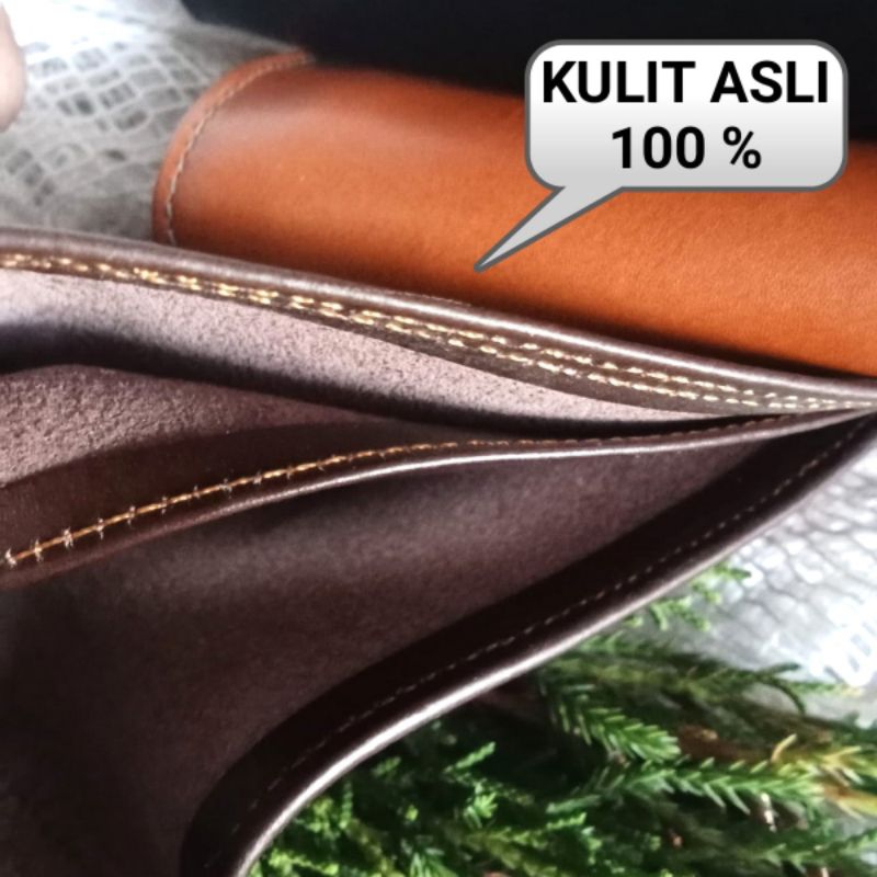 DOMPET KULIT PRIA KULIT SAPI ASLI 100% FULL KULIT QUALITAS BAGUS MODEL TIDUR ORIGINAL