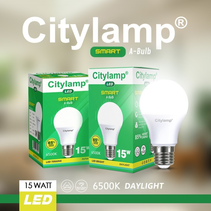 Lampu LED 15W CityLamp Smart Bulb 15 Watt Cahaya Putih