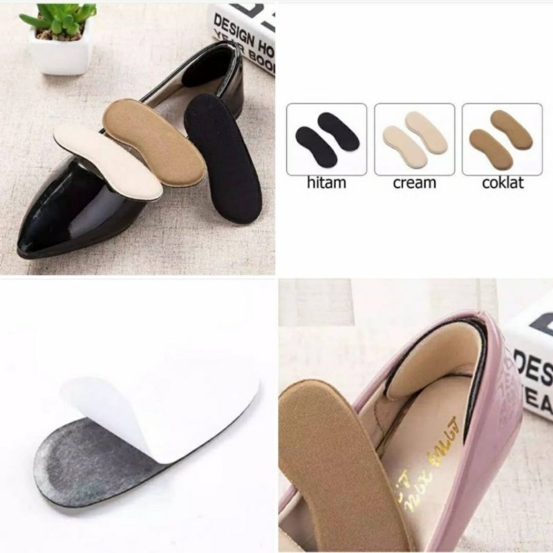 AS Insole Sepatu Wanita Kebesaran Alas Sepatu Tumit Anti Lecet Sol Sepatu Untuk Kaki