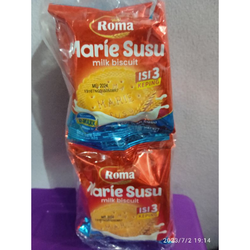 Roma Mar'i Susu renceng ( 10x16.5gr )