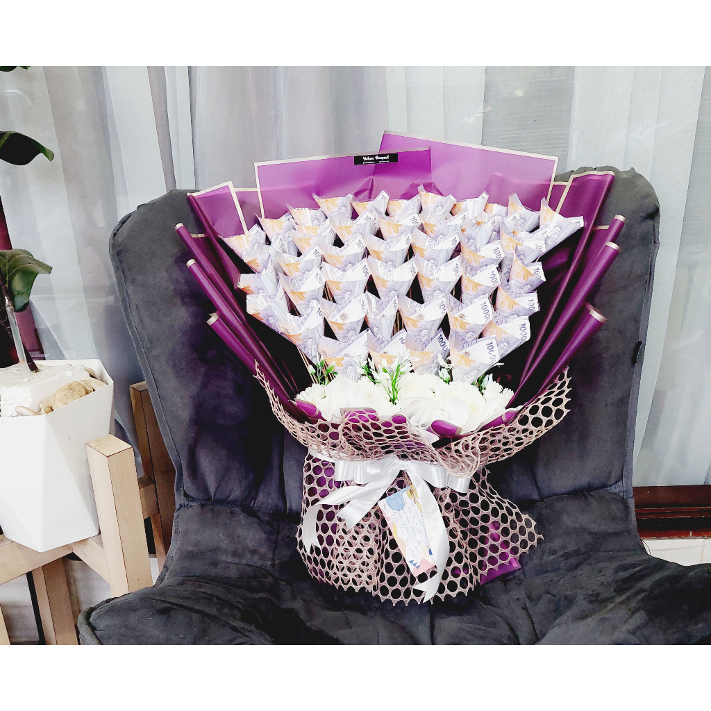 Buket/Bucket Uang Asli/Bouquet Uang/Buket Uang 20ribuan