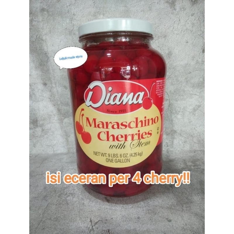 

Diana maraschino cherry isi 4