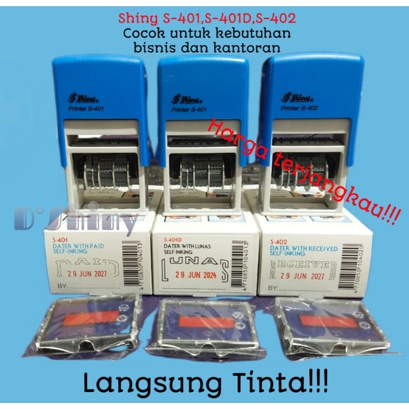 

Stempel Shiny Otomatis LUNAS/PAID/RECEIVED