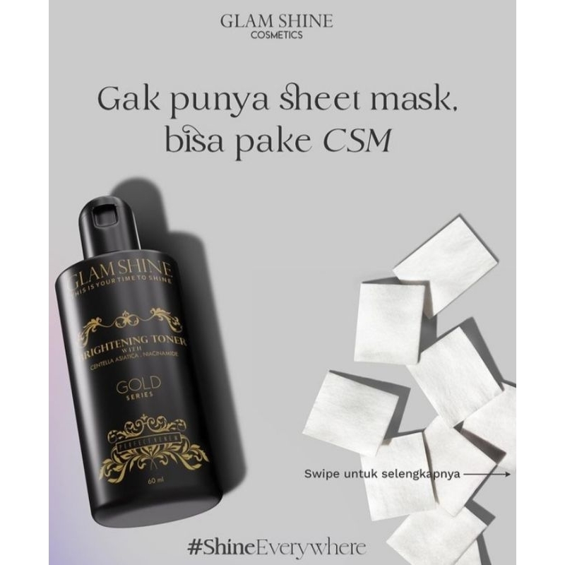 [COD] TONER GLAM SHINE SKINCARE ORIGINAL
