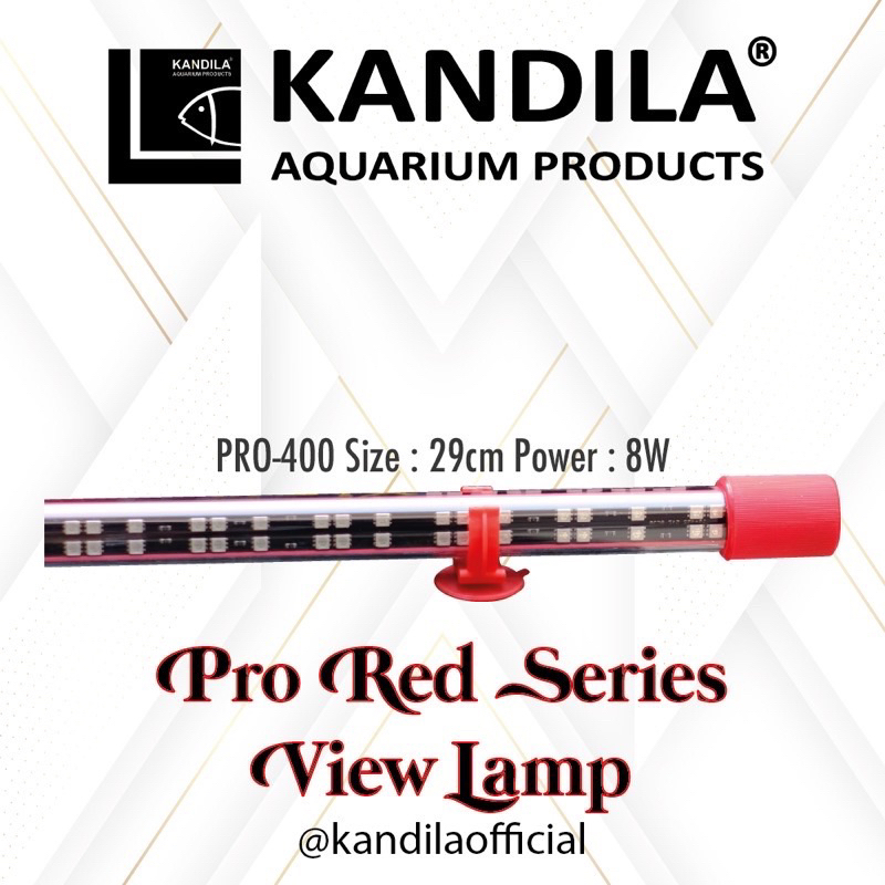 Kandila Pro Red View 400 &amp; 600 Lampu Super Red gantung Menambah Warna merah pada ikan