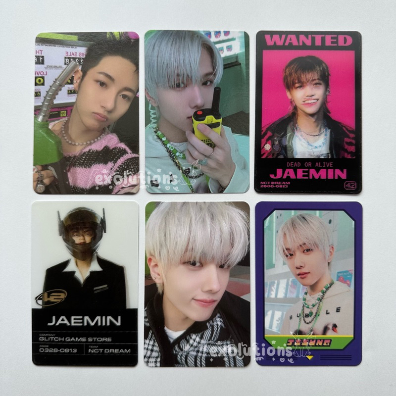 NCT DREAM Glitch Mode Official Photocard [BACA DESC‼️] PC Renjun Jisung Lenti Matching Card Glimo