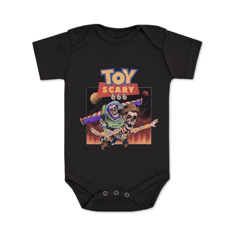 BAJU KAOS BAYI JUMPER TOY STORY “TOY SCARY” | T-SHIRT BAYI JUMPER TOY STORY |