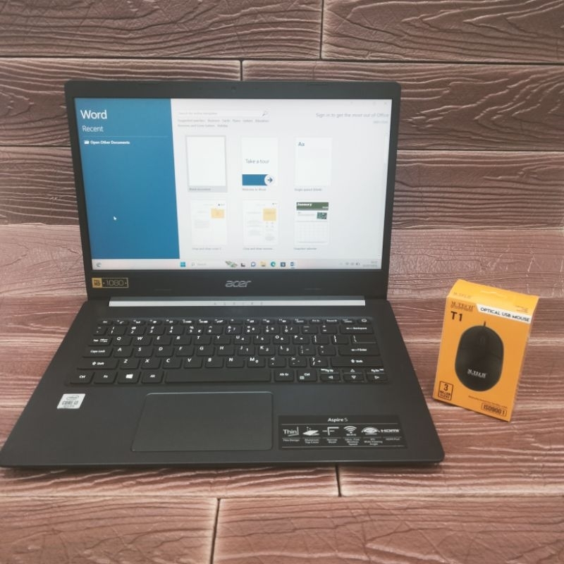 Laptop Acer aspire 3 core i3 gen 10 RAM 4gb SSD 512gb FHD 2ND