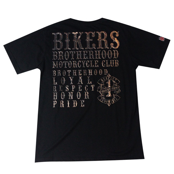 Deuleu - T shirt Original bikers brotherhood - kaos motor - T-shirt motor - BBMC - Foil