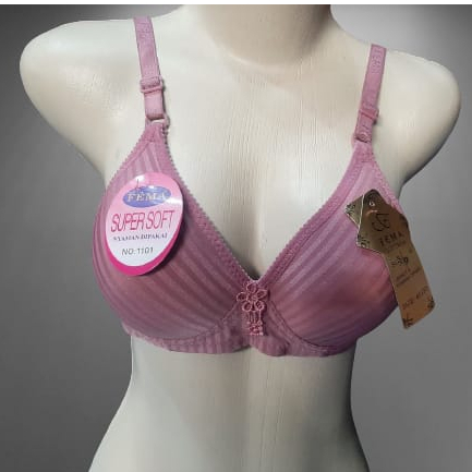 Bra Busa Fema 1101 Salur Super Soft H2 BH tanpa Kawat