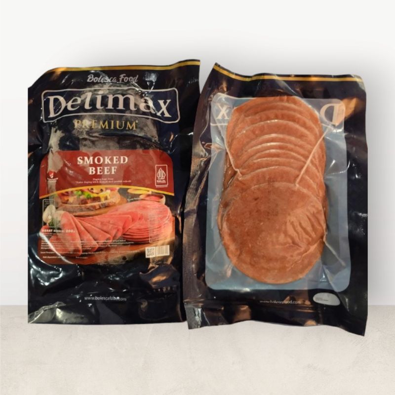 Delimax Smoked beef - Isian Burger Daging Sapi